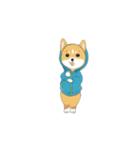 踊る犬 芝犬 dancing dog（個別スタンプ：11）