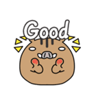 ゆるかわいくない、いのししスタンプ（個別スタンプ：25）