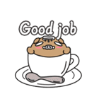 ゆるかわいくない、いのししスタンプ（個別スタンプ：36）