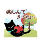 サクサク使える❤黒猫さん（個別スタンプ：13）