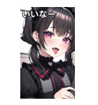 陽気なツインテピアスヤンデレ女の子（個別スタンプ：34）