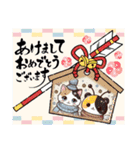 にゃ～んSticker(桜月＆ホームズ）冬（個別スタンプ：10）