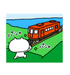 りるねこ 鉄道好き（個別スタンプ：22）