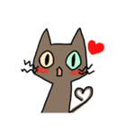 ちょこいろ猫ちゃん（個別スタンプ：3）