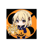 金髪ハロウィン（個別スタンプ：2）