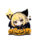 金髪ハロウィン（個別スタンプ：3）