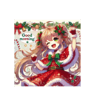 かわいい彼女♡クリスマス（個別スタンプ：3）