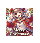 かわいい彼女♡クリスマス（個別スタンプ：4）