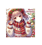 かわいい彼女♡クリスマス（個別スタンプ：8）