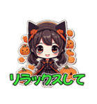 毎日使えるハロウィンのちびキャラスタンプ（個別スタンプ：30）