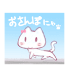 パステルでゆるふわなねこ（個別スタンプ：3）