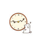 白くてゆるいイヌ（個別スタンプ：3）