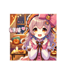 かわいい彼女♡ハロウィン3（個別スタンプ：4）