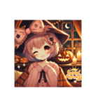 かわいい彼女♡ハロウィン3（個別スタンプ：8）