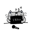 カラオケねこ（個別スタンプ：3）