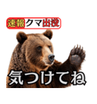 ヒグマ出没！注意（個別スタンプ：7）