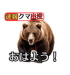 ヒグマ出没！注意（個別スタンプ：18）