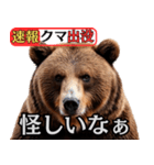 ヒグマ出没！注意（個別スタンプ：21）