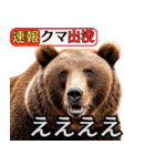 ヒグマ出没！注意（個別スタンプ：34）