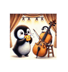 愛くるしいペンギンとチェロの音色 5（個別スタンプ：16）