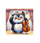 愛くるしいペンギンとチェロの音色 5（個別スタンプ：30）