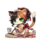 ミルクホゥルの女給さん（個別スタンプ：5）