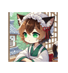 ミルクホゥルの女給さん（個別スタンプ：14）