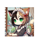 ミルクホゥルの女給さん（個別スタンプ：15）