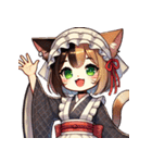 ミルクホゥルの女給さん（個別スタンプ：16）