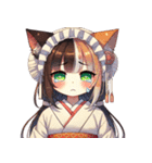 ミルクホゥルの女給さん（個別スタンプ：21）