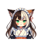 ミルクホゥルの女給さん（個別スタンプ：22）