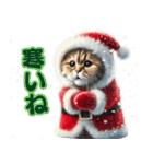 サンタ猫と一緒に楽しいクリスマスを！（個別スタンプ：10）