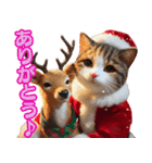サンタ猫と一緒に楽しいクリスマスを！（個別スタンプ：23）
