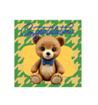 お祝いメッセージティディベア（個別スタンプ：7）