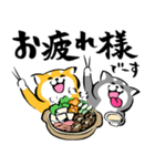 ふでしば27【冬、年末年始、お正月】筆文字（個別スタンプ：5）