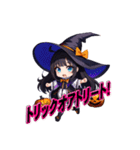 ハッピーハロウィン★魔女登場！（個別スタンプ：1）