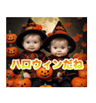 ハッピーハロウィン赤ちゃん（個別スタンプ：11）