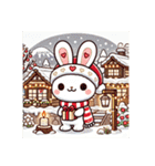 Myうさちゃんのクリスマス都道府県別（個別スタンプ：11）