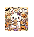 Myうさちゃんのハロウィンの日（個別スタンプ：9）