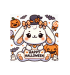 Myうさちゃんのハロウィンの日（個別スタンプ：11）