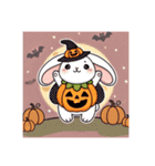 Myうさちゃんのハロウィンの日（個別スタンプ：15）