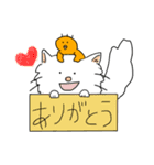 毎日使える♡ゆるーいラクガキ猫ฅ^•ω•^ฅ（個別スタンプ：2）