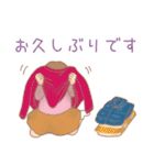 【冬】女の子（個別スタンプ：7）