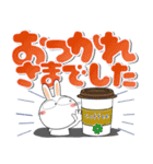 うさぎサン★カラフル よく使う言葉（個別スタンプ：14）