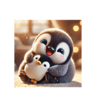 ふわふわペンギンのほっこり日常スタンプ（個別スタンプ：20）