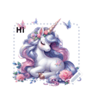 Charming unicorn no.1（個別スタンプ：17）