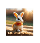 ありがとうなどのお礼うさぎ（個別スタンプ：29）