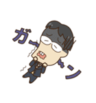 【修正版】パーマとメガネ（個別スタンプ：39）