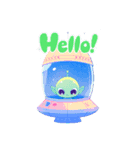 かわいいUFO（個別スタンプ：1）