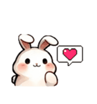 毎日使える うさぎちゃん Rabbit（個別スタンプ：15）